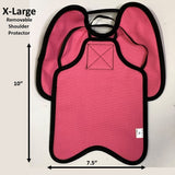 Hen Saver Hen Apron/Saddle with Shoulder Protectors (Made in the USA) Double Strap Awareness Pink XL (Large Standard Chickens) Removable