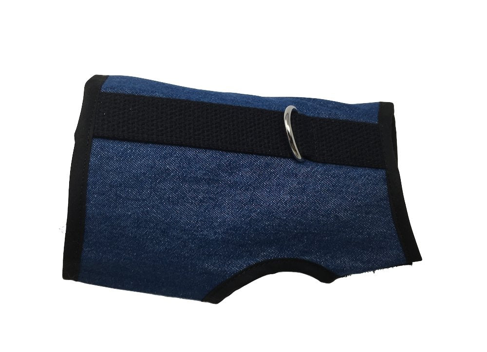 Kitty Holster Cat Harness (Made in USA) Denim Blue