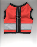 Kitty Holster Reflective Safety Harness (Made in USA) Limited Edition Deep Coral
