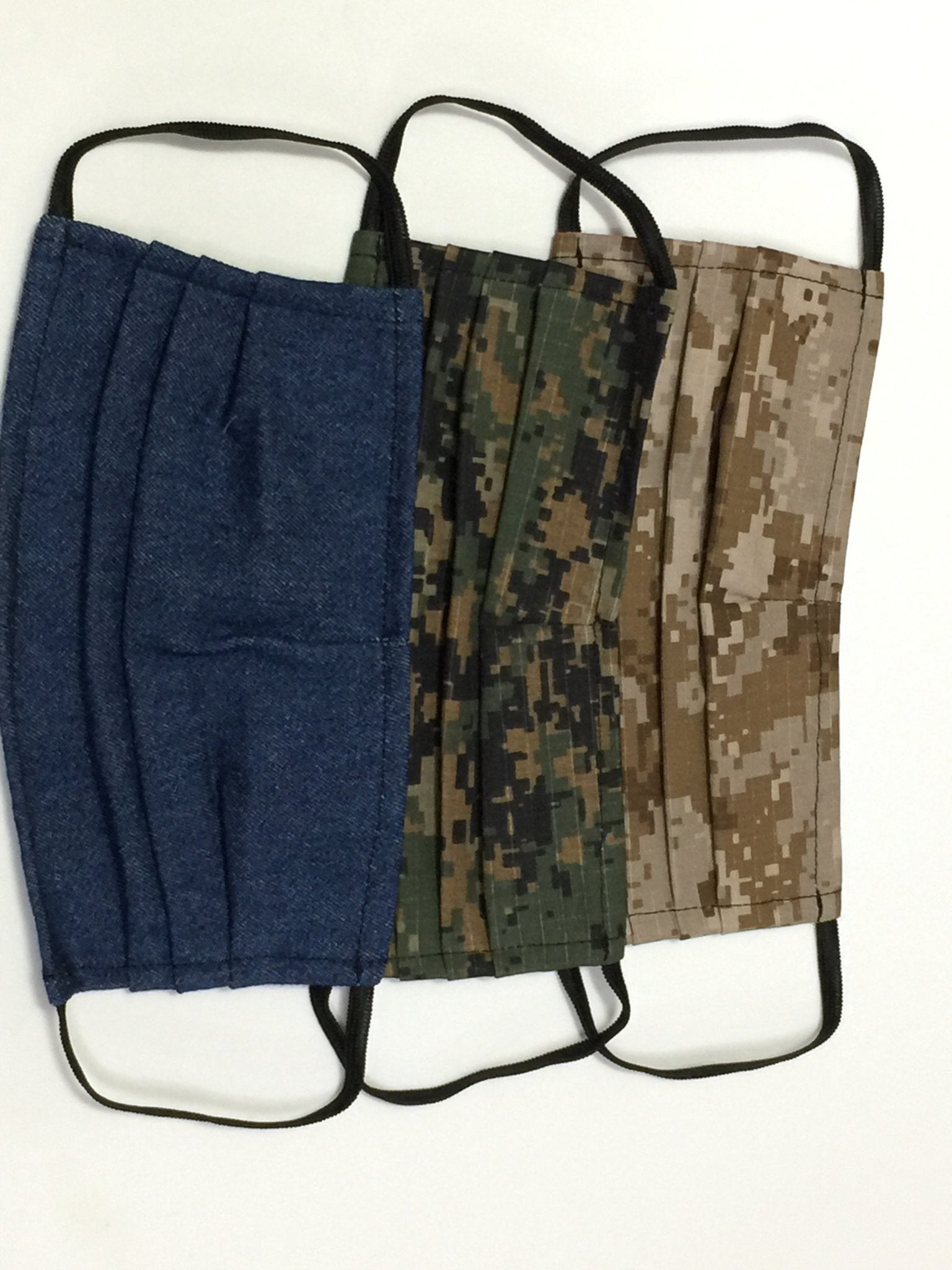 Reusable Made-in-the-USA Cotton Face Masks No nose wire