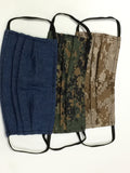 Reusable Made-in-the-USA Cotton Face Masks No nose wire