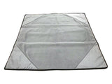 Premium Reversible Pet Sleep Mat 24" X 24" (Made in USA) Gray Corner