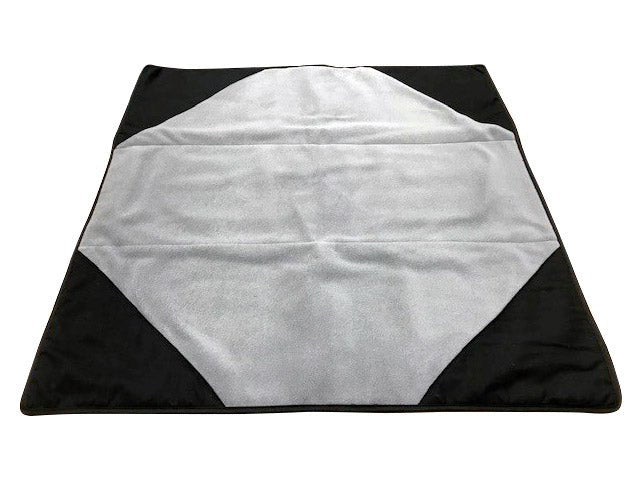 Premium Reversible Pet Sleep Mat 24" X 24" (Made in USA) Black Corner