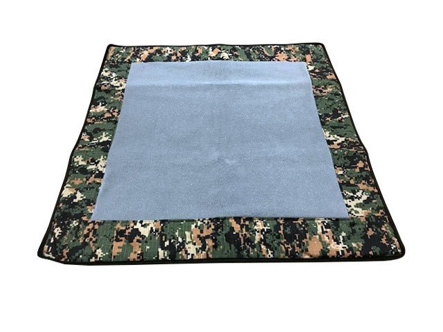 Premium Reversible Pet Sleep Mat 24" X 24" (Made in USA) Sherwood Green Camo Frame