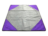 Premium Reversible Pet Sleep Mat 24" X 24" (Made in USA) Purple Corner