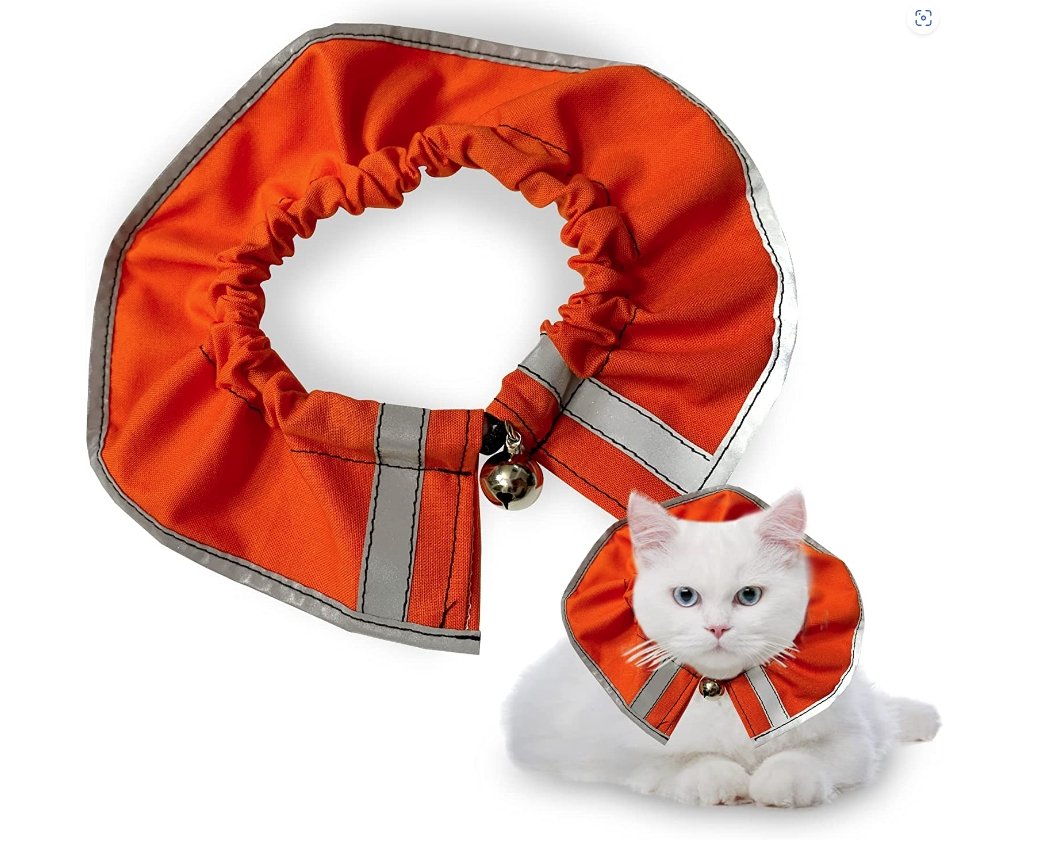 Prey Saver Cat Collar Outrageous Orange