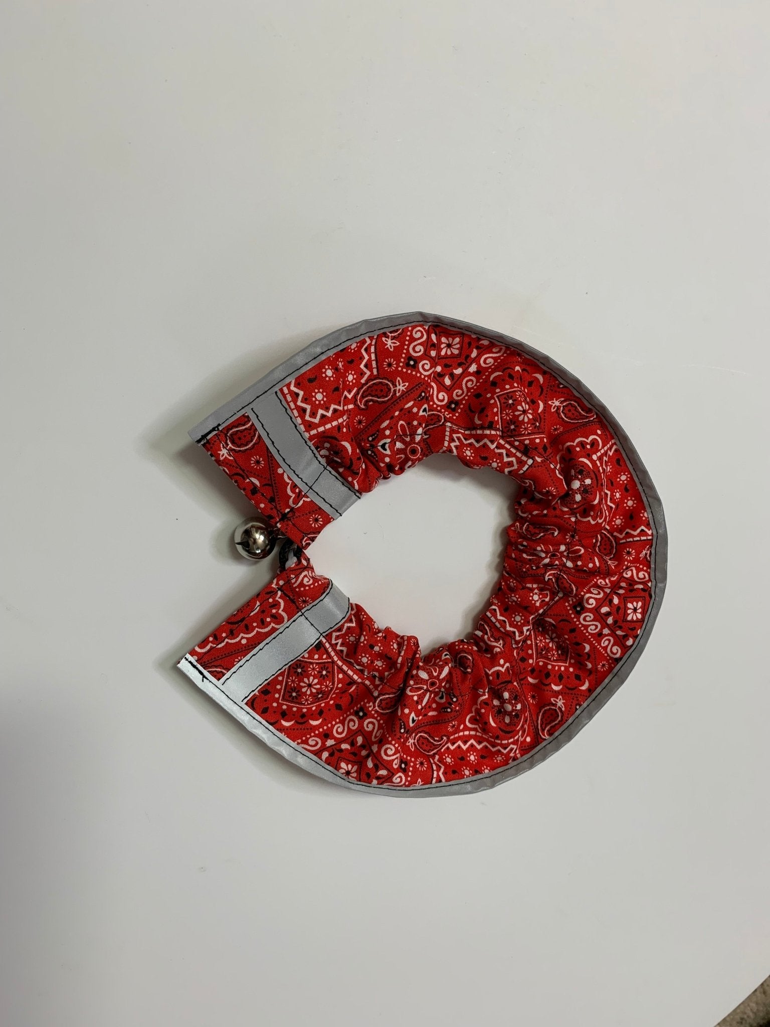 Prey Saver Cat Collar Cover (No collar or bell) Red Bandana