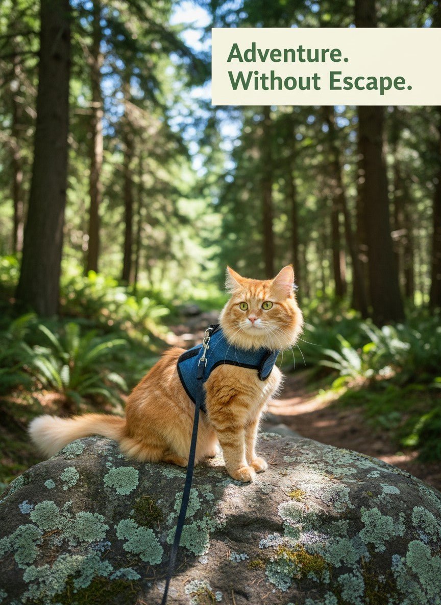 The Cat Harness Revolutionizing Outdoor Adventures for American Cats - Crazy K Farm Pet and Poultry