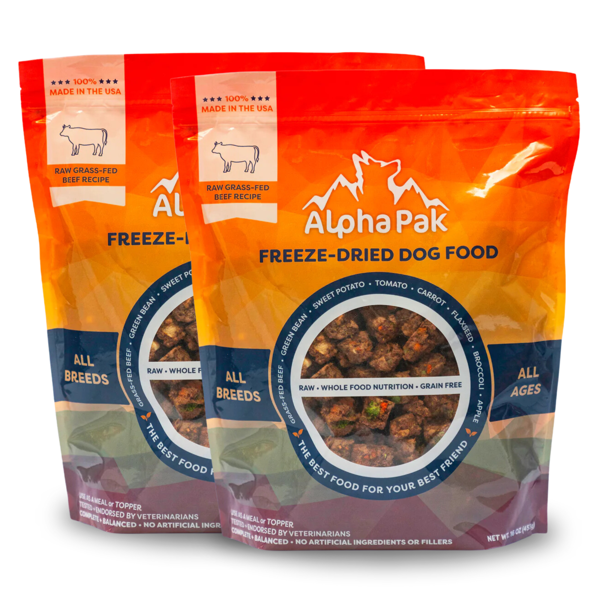 PREMIUM RAW FREEZE DRIED DOG FOOD 2 Bags
