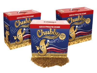 30Lbs Chubby North American Dried Mealworms Recyclable Boxes Non-GMO