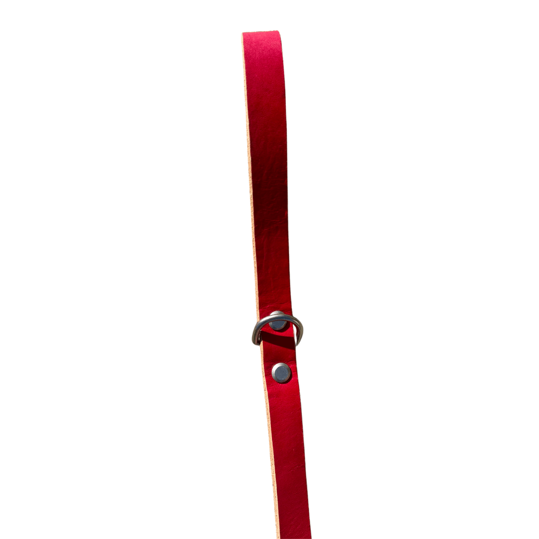 48" Genuine Leather Dog Leashes - Made in USA