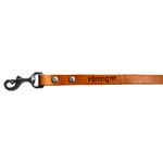 48" Genuine Leather Dog Leashes - Made in USA - Dog Leashes