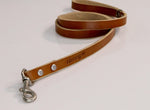 48" Genuine Leather Dog Leashes - Made in USA - Dog Leashes