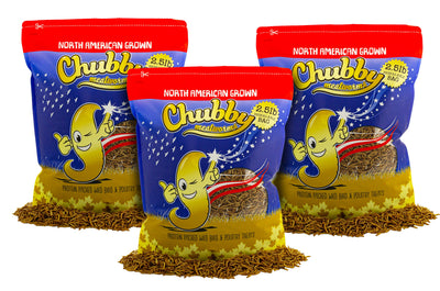 7.5Lbs Chubby North American Dried Mealworms Non-GMO