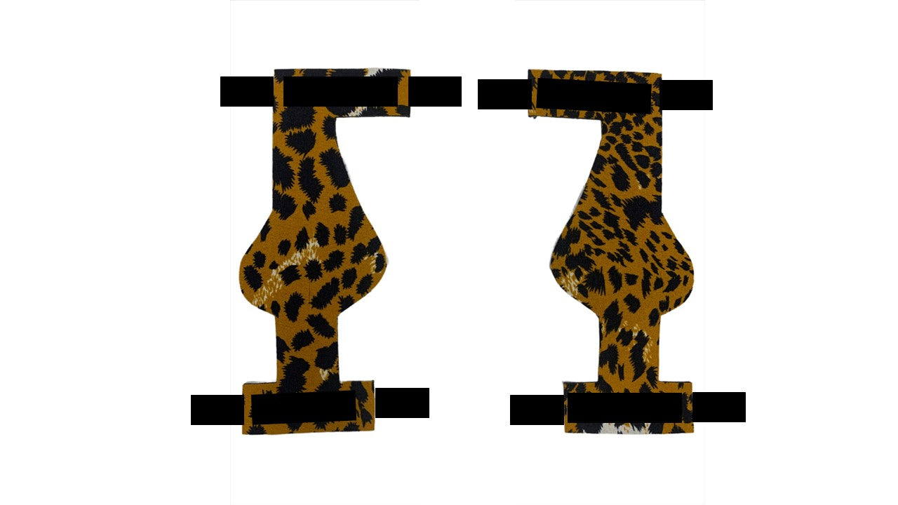 Birdy Bootie (chicken shoes, chicken booties, duck booties and goose shoes) Chicken Sandal Pair (Sandals for Chickens) Leopard