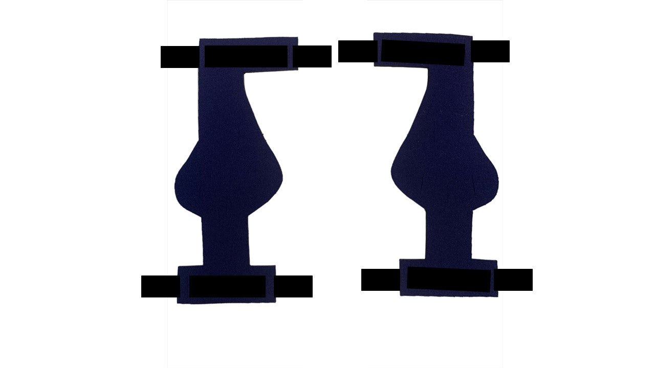 Birdy Bootie (chicken shoes, chicken booties, duck booties and goose shoes) Chicken Sandal Pair (Sandals for Chickens) Navy