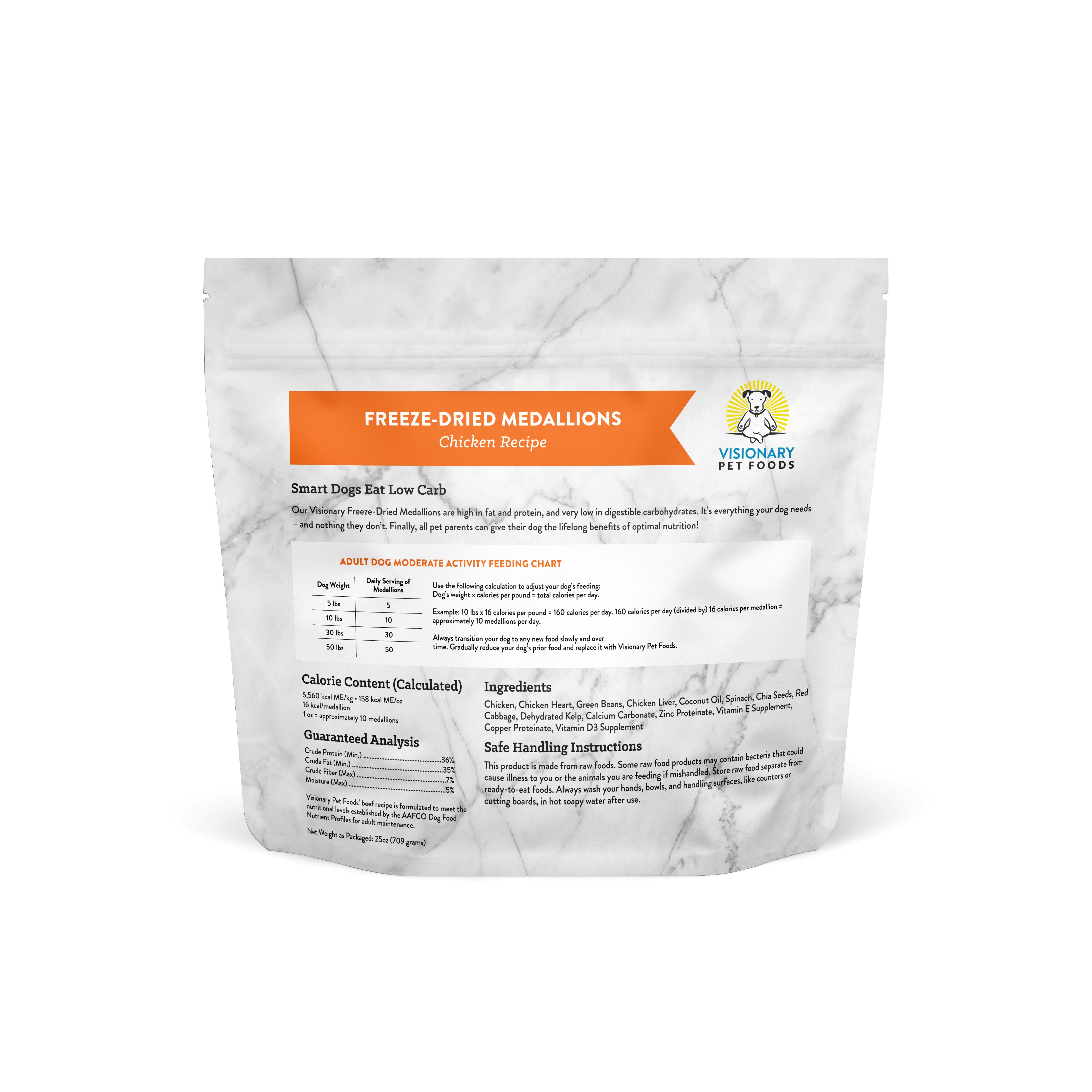 Freeze Dried Food| - Chicken Recipe | 25oz Bag