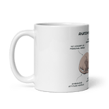 "ANATOMY OF A SPHYNX CAT" COFFEE MUG - merch