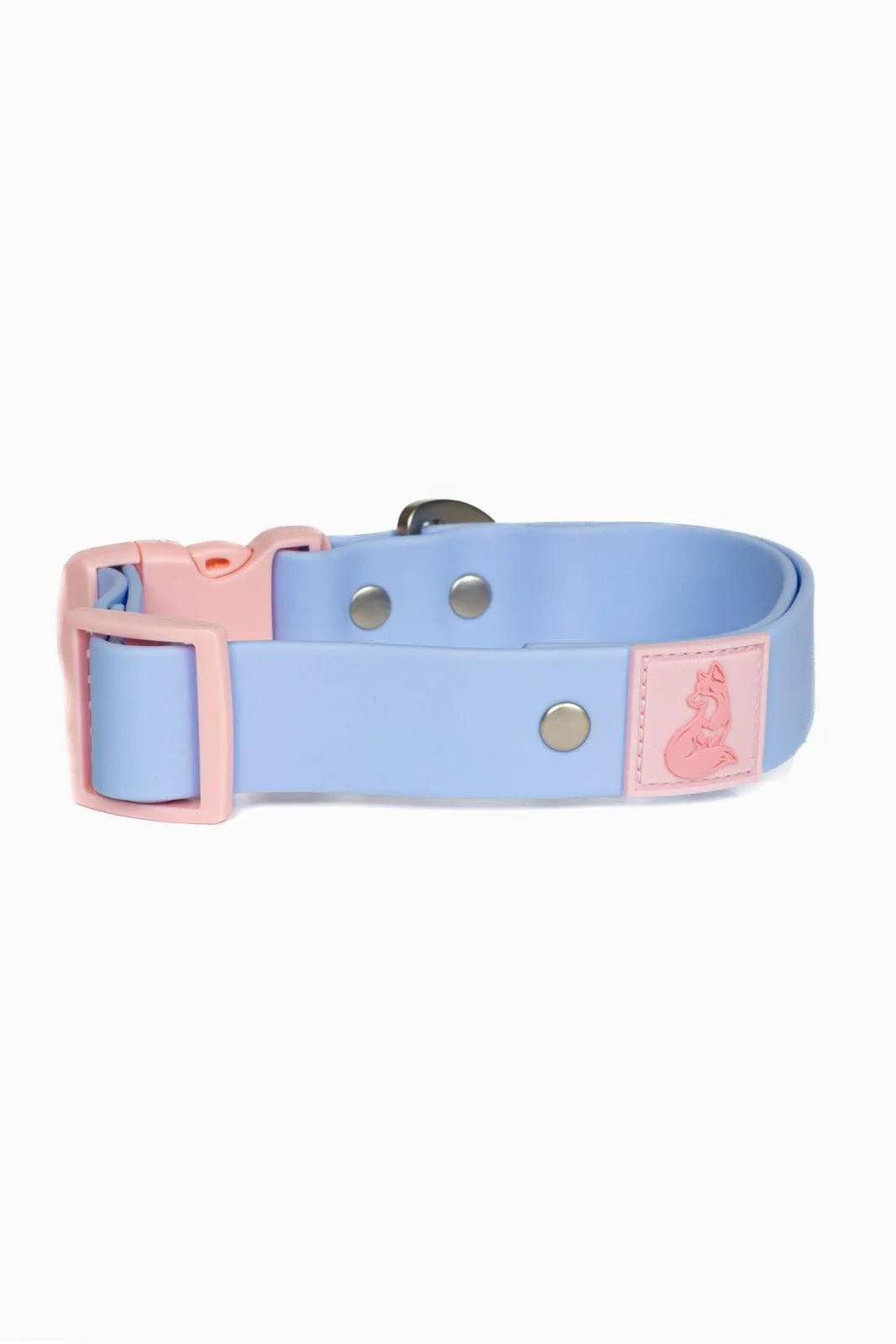 Aria the Fox Blue Sky Orchid Waterproof Dog Collar