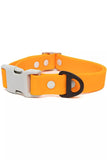 Aria the Fox Crimson Glow Waterproof Dog Collar - Orange Rubber Collar for Dogs - Crazy K Farm Pet and Poultry