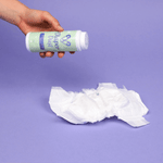 Diaper Dust odor eliminator from Crazy K Farm. Neutralizes diaper odors quickly and effectively.