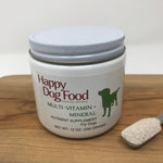 Happy Dog Food Multi-Vitamin & Mineral Supplement: Rawlicious Nutrition for Healthy Dogs - Powder Formula with Scoop