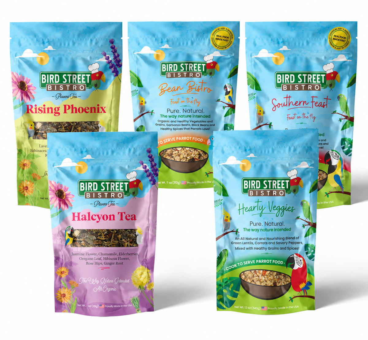 Parrot Food & Tea Starter Pack - Parrot Food