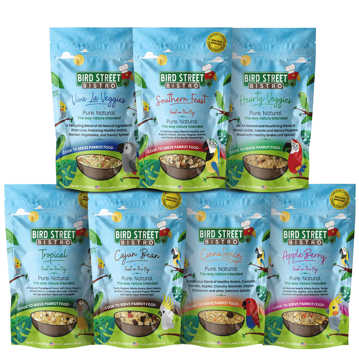 Parrot Food Variety Pack
