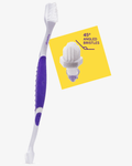 Professional Pet Toothbrush - Patented 45° Dual - Ended Brush Head - Toothbrush