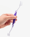 Professional Pet Toothbrush - Patented 45° Dual - Ended Brush Head - Toothbrush
