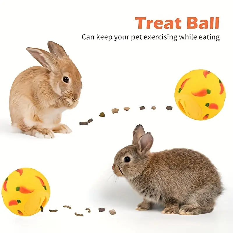 Bunny Treat Ball: Interactive Toy for Rabbits - Keeps Pets Exercised and Mentally Stimulated! | Crazy K Farm Pet and Poultry