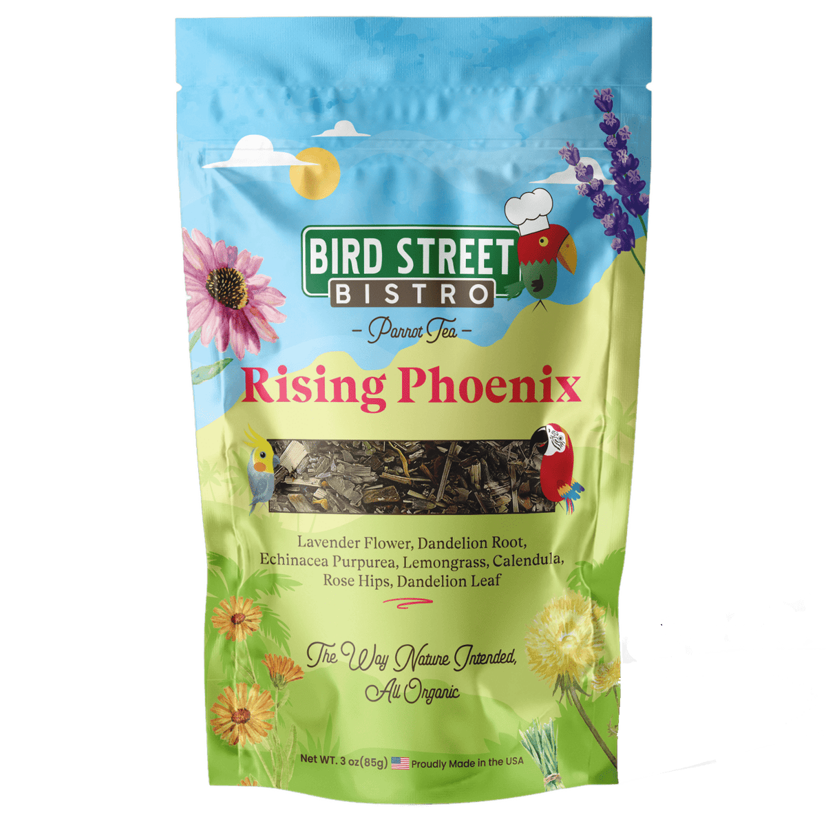Rising Phoenix Parrot Tea