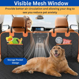 The Miracle Brands – Heavy - Duty Dog Car Seat Cover, 400 lbs Support, Waterproof Hard Bottom - dog seat cover
