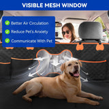 The Miracle Brands – Heavy - Duty Dog Car Seat Cover, 400 lbs Support, Waterproof Hard Bottom - dog seat cover