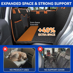 The Miracle Brands – Heavy - Duty Dog Car Seat Cover, 400 lbs Support, Waterproof Hard Bottom - dog seat cover