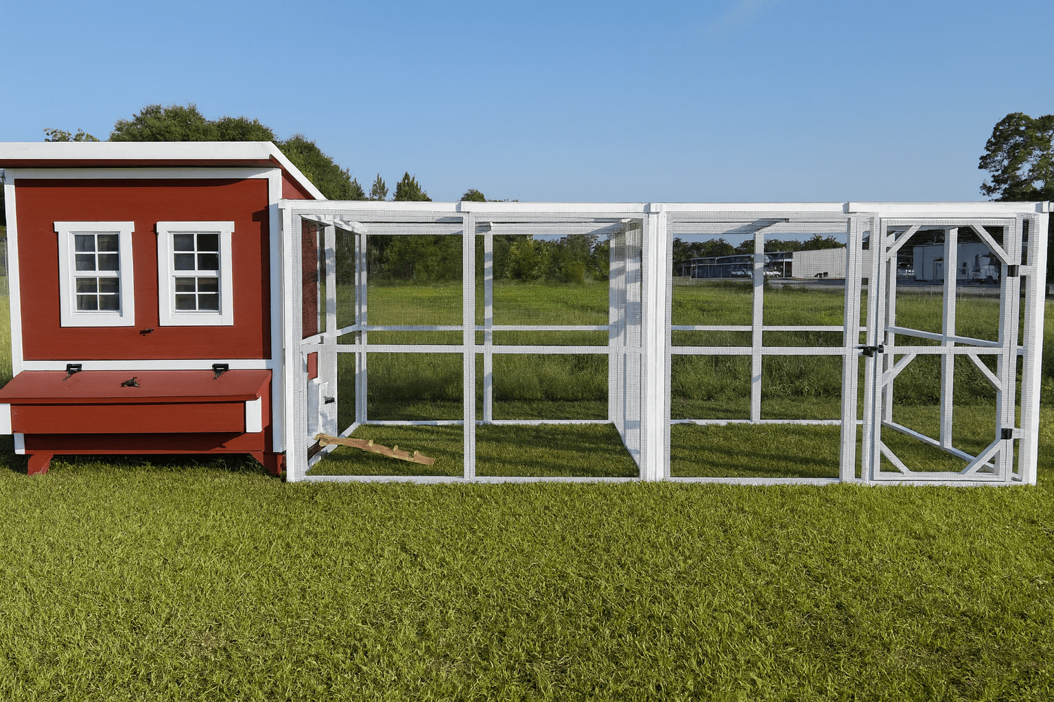 Wooden 8 Ft. Chicken Run (8’W X 8’L X 6’3”H)