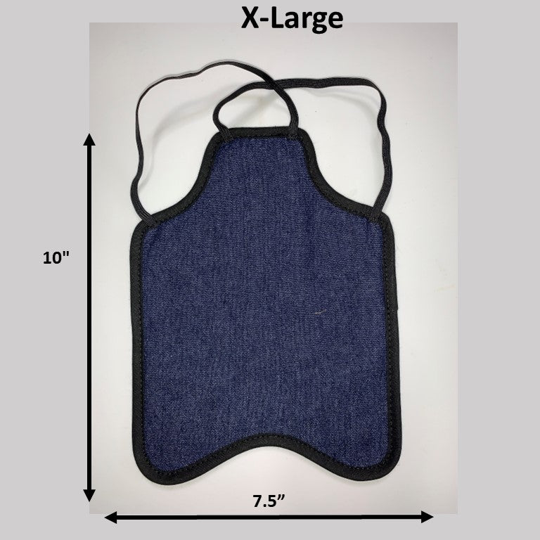 Hen Saver Hen Apron/Saddle (FBA) Denim XL (Large Standard Chickens) Double Strap (crosses under neck)