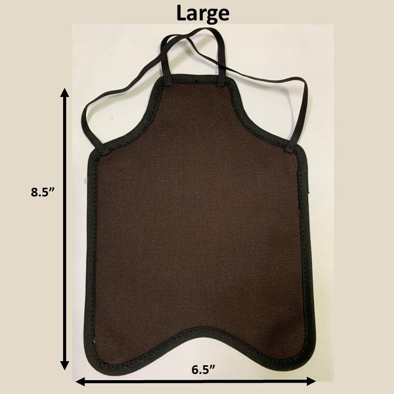 Hen Saver Hen Apron/Saddle (FBA) Brown Large (Most Standard Chickens) Double Strap (crosses under neck)