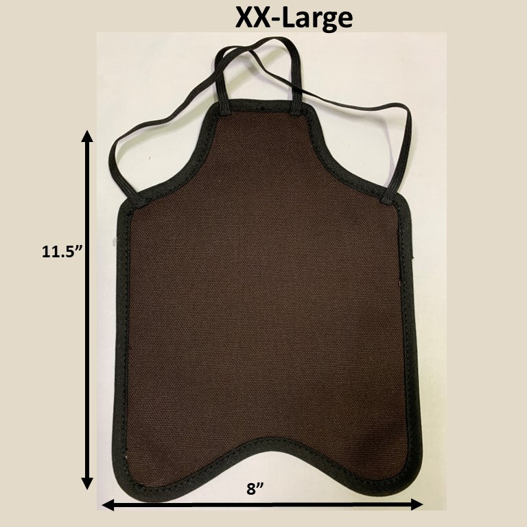 Hen Saver Hen Apron/Saddle (FBA) Brown XXL (Larger Standard Chickens and Small Turkeys) Double Strap (crosses under neck)