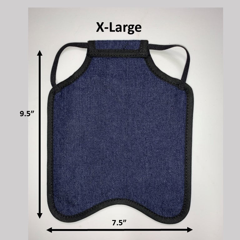 Hen Saver Hen Apron/Saddle (FBA) Denim XL (Large Standard Chickens) Single Strap (back pack style)