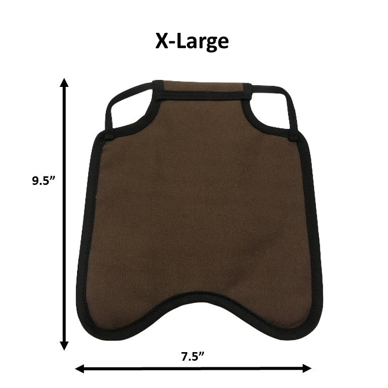 Hen Saver Hen Apron/Saddle (FBA) Brown XL (Large Standard Chickens) Single Strap (back pack style)