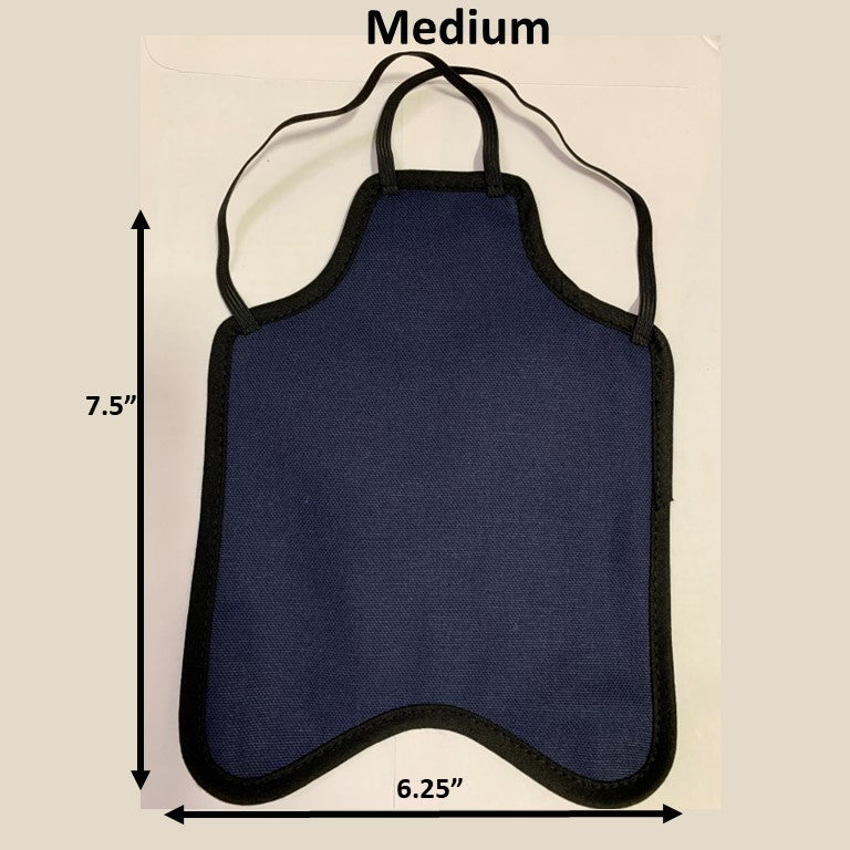 Hen Saver Hen Apron/Saddle (FBA) Navy Medium (Bantams) Double Strap (crosses under neck)
