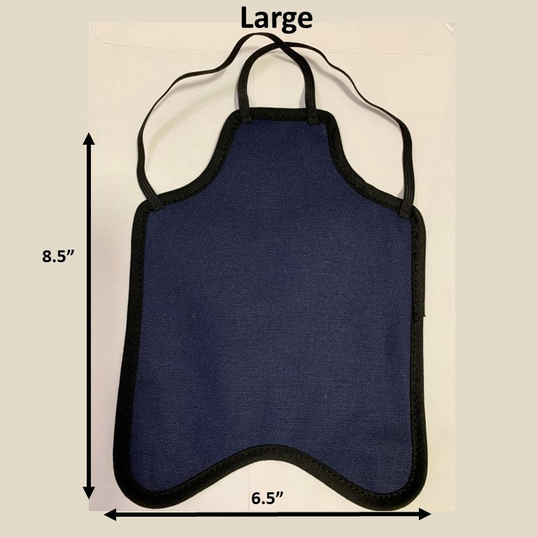Hen Saver Hen Apron/Saddle (FBA) Navy Large (Most Standard Chickens) Double Strap (crosses under neck)