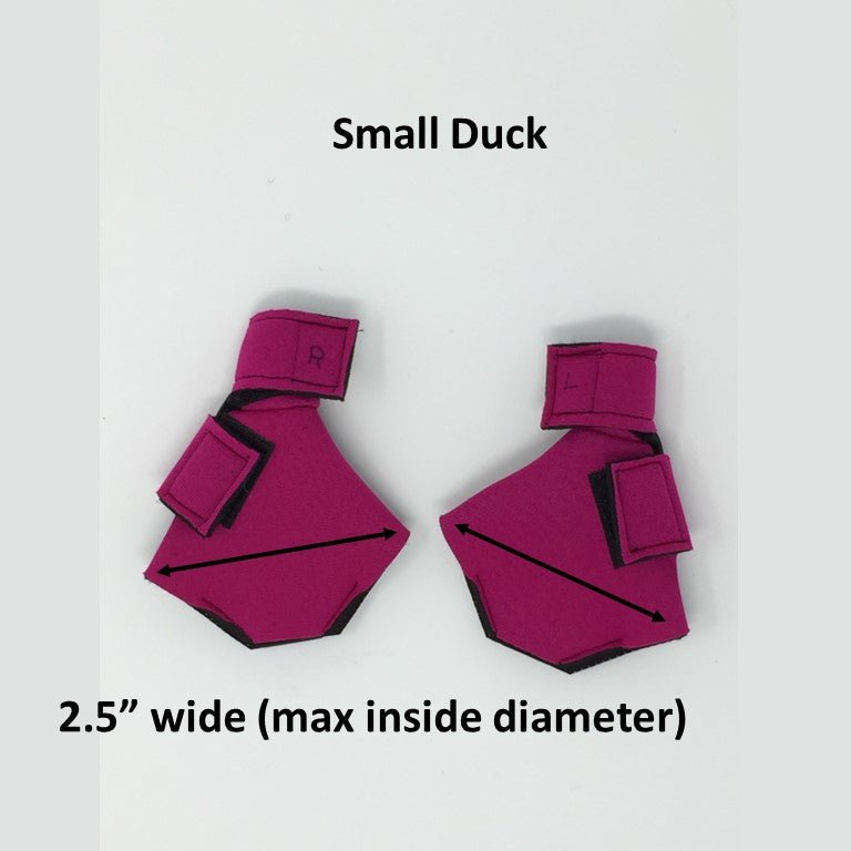 Birdy Bootie (chicken shoes, chicken booties, duck booties and goose shoes) Small Waterfowl Pair (2.5" W x 2.5" L) Pink