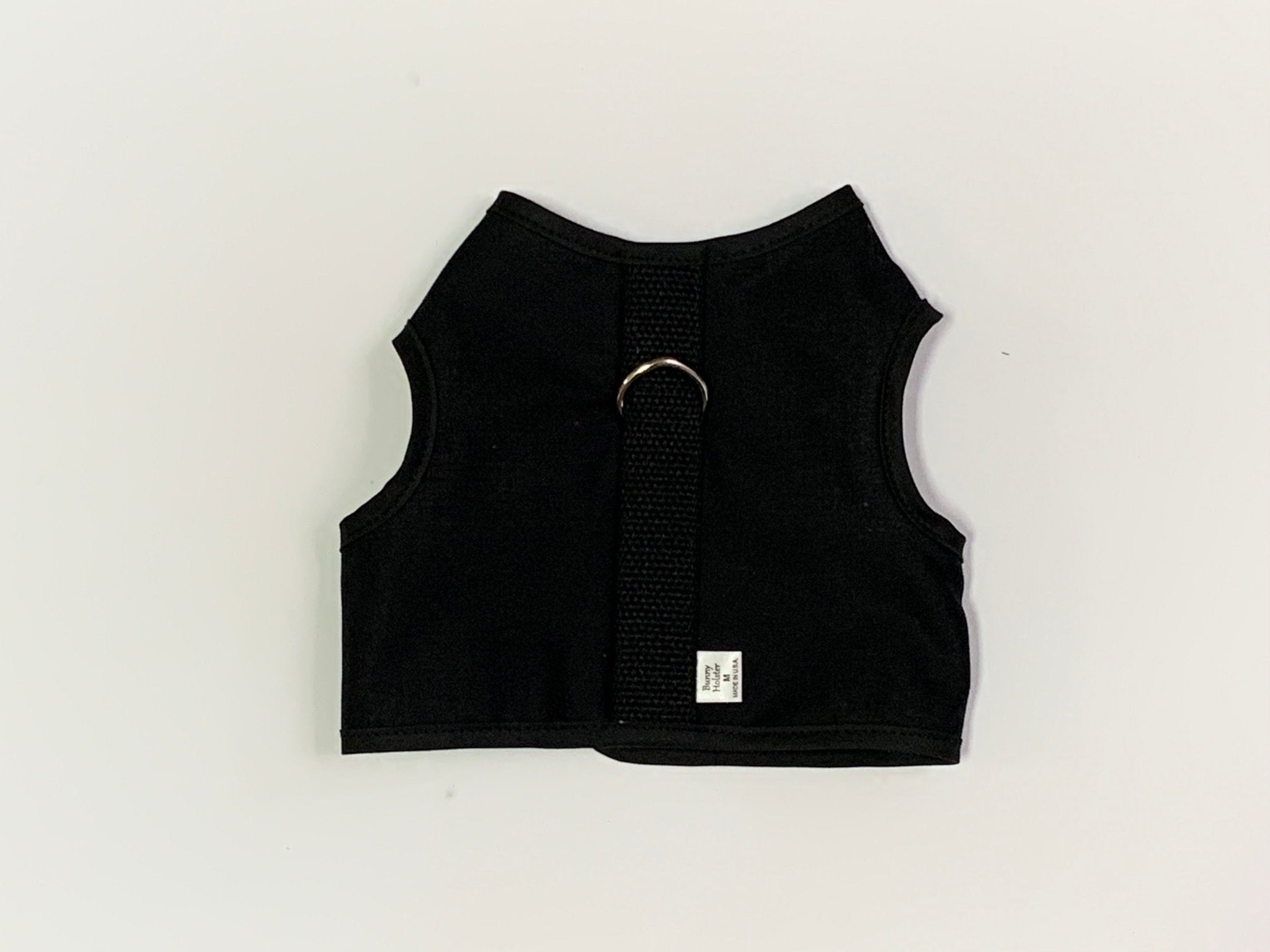 Bunny Holster Rabbit Harness (Made in USA) Black Standard