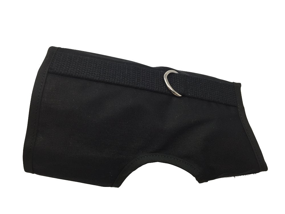 Custom Handmade Doggy Holster Small Dog Harness (Made in USA) Black