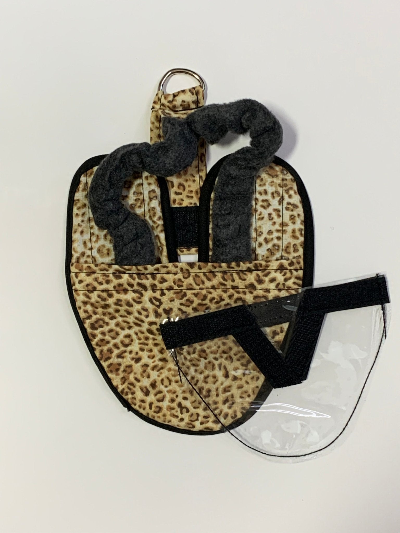 Hen Holster Bird Diaper/Harness (chicken diaper, duck diaper, pigeon diaper with Removable Vinyl Liner) XS (bantams & pigeons) Leopard Wrap around