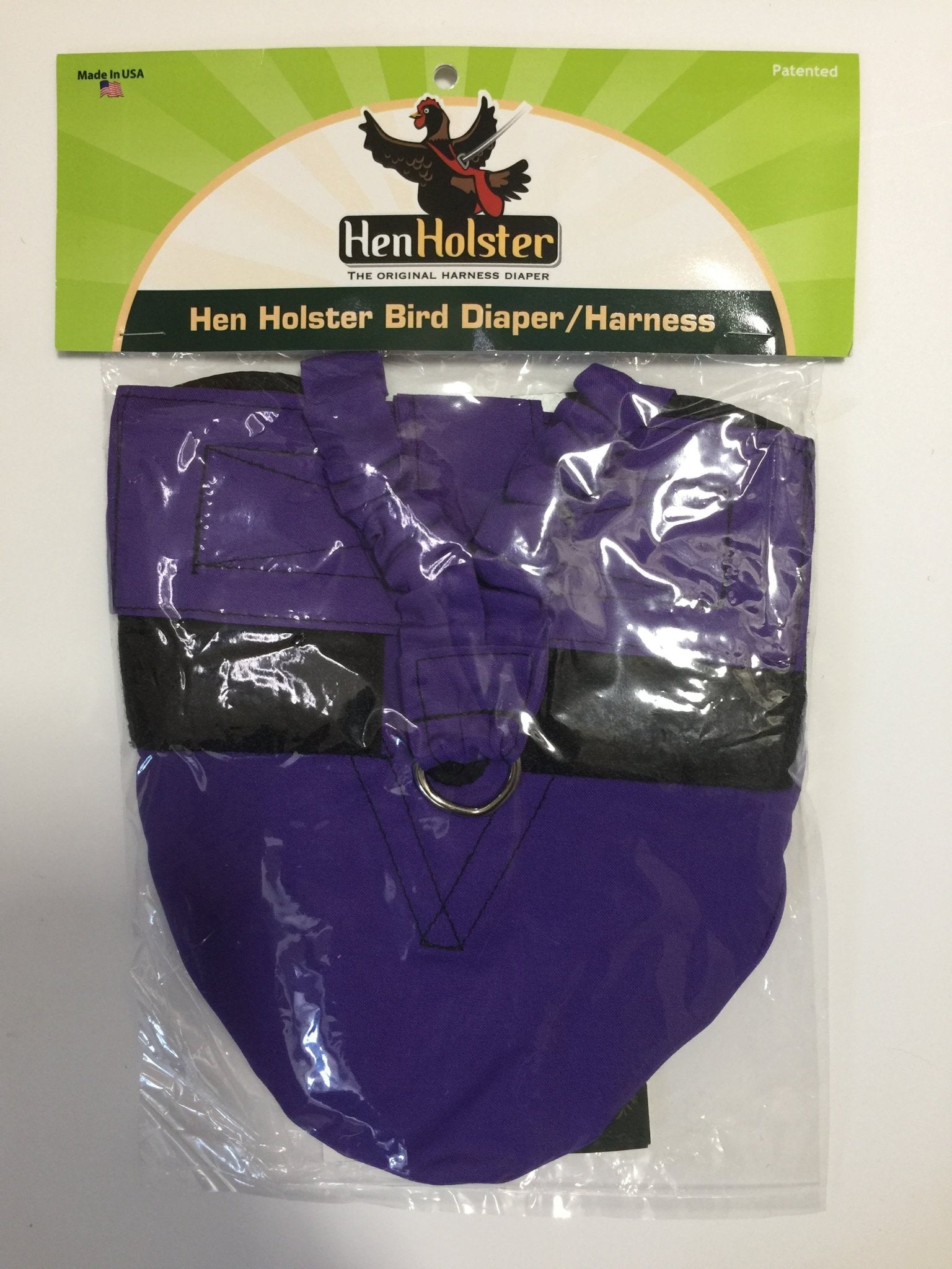 Hen Holster Bird Diaper/Harness (chicken diaper, duck diaper, pigeon diaper with Removable Vinyl Liner)
