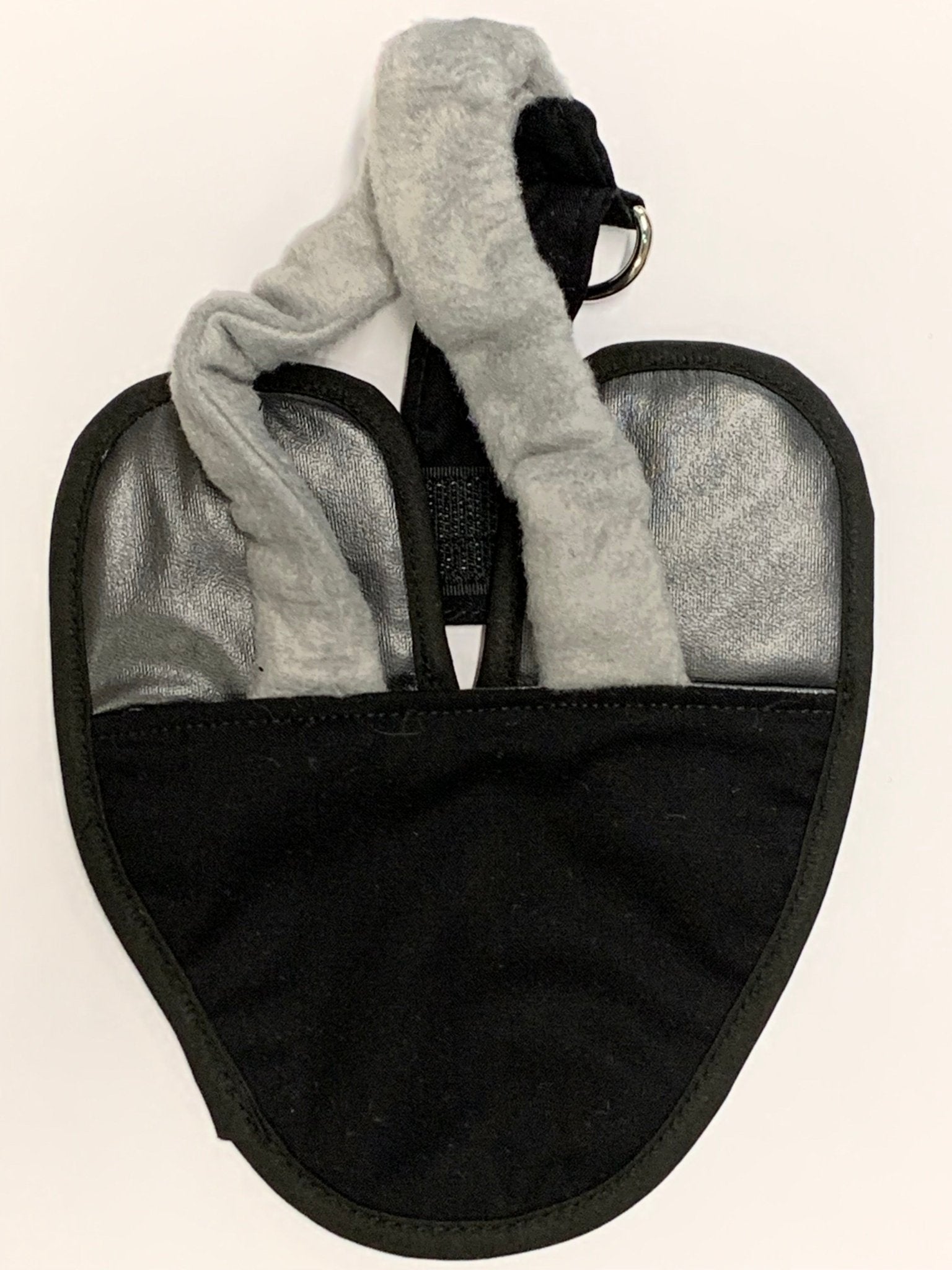 Hen Holster Chicken Diaper Harness with Permanent Sewn-in Liner (Duck Diaper, Goose Diaper, Parrot Diaper) Black XS (pigeons and small chickens)