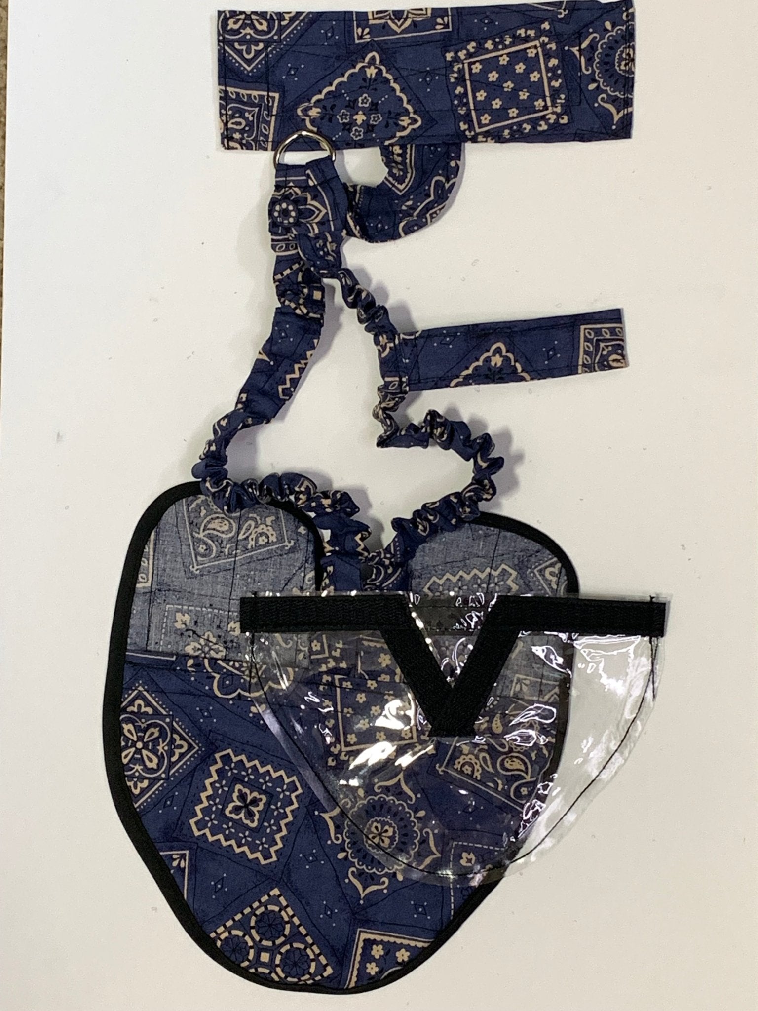 Hen Holster Duck Diaper Goose Diaper Removable Liners Blue Bandana Goose XL Pekin